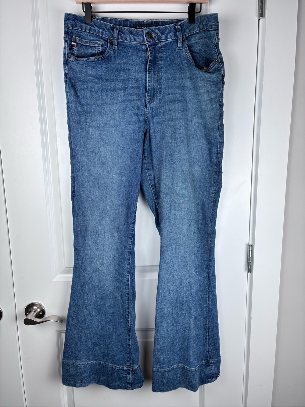 Tommy Hilfiger Classic Blue Women's Bootcut Flare Jeans Size 14